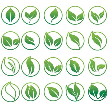 Leaf Green Logo Templates 327932