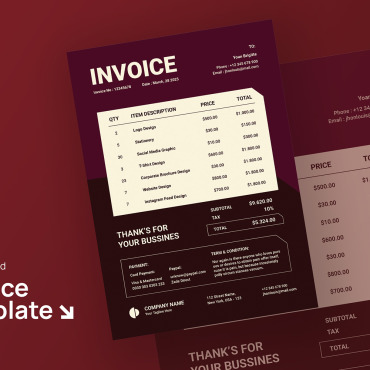 Minimal Invoice Corporate Identity 328113