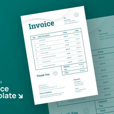 Invoice Template Corporate Identity 328117