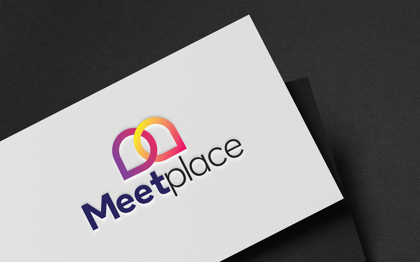 M letter Logo Design to Location Map