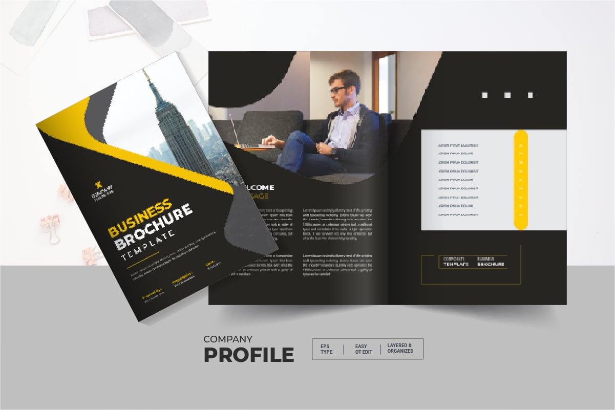 Company 12 Pages Brochure Template