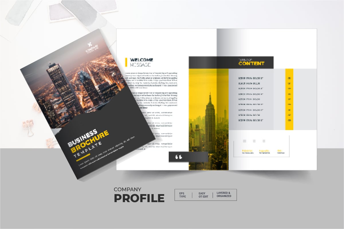 Modern Company brochure Template