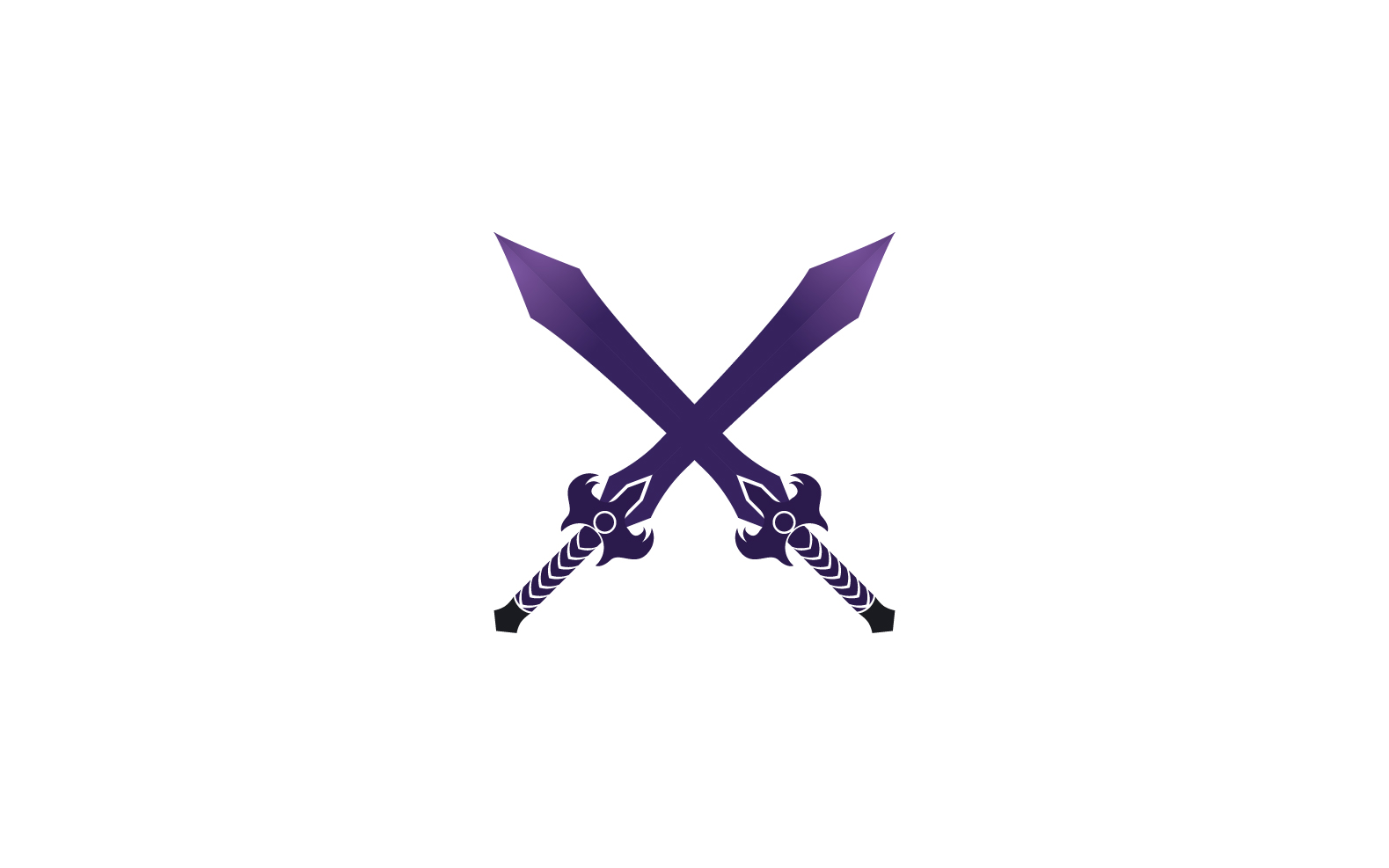Sword item collection in game vector design v18
