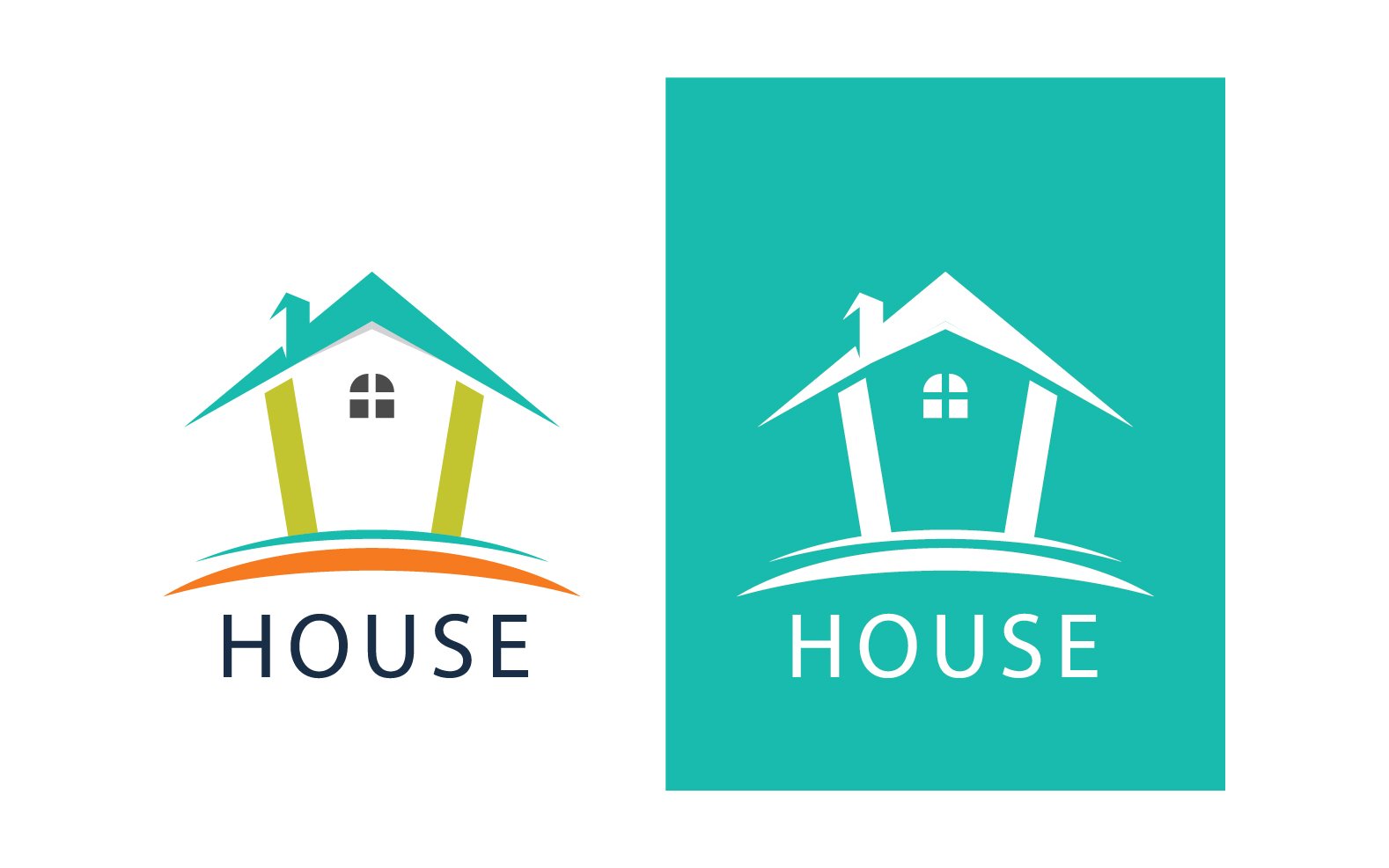 Home house property rental and sell logo vector v7