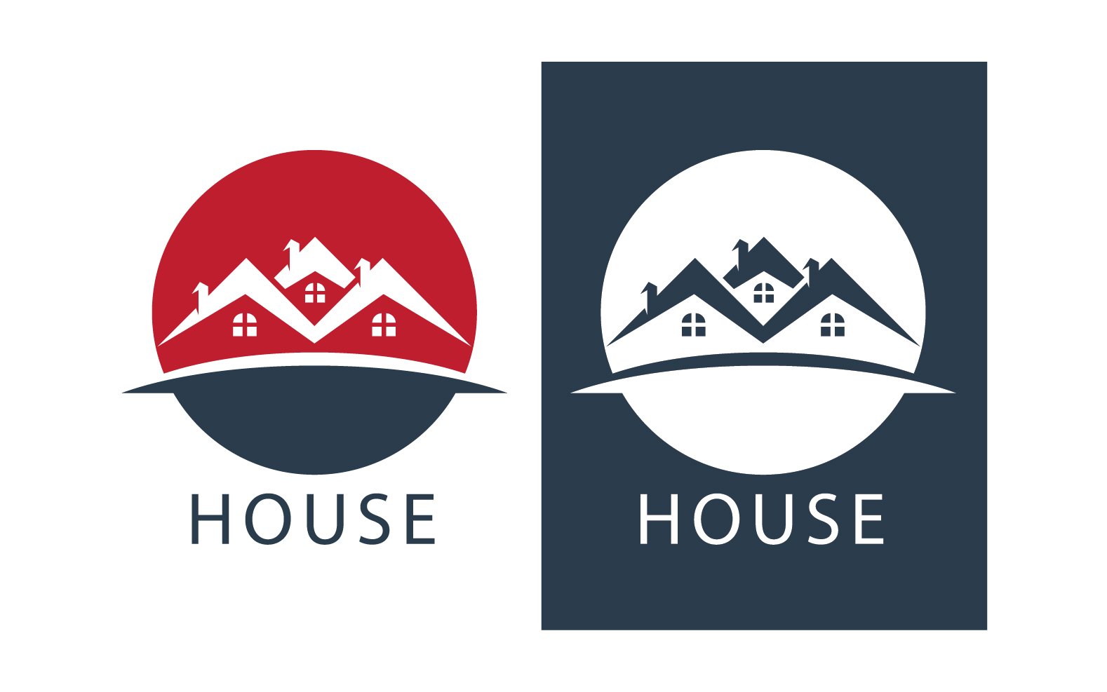 Home house property rental and sell logo vector v9
