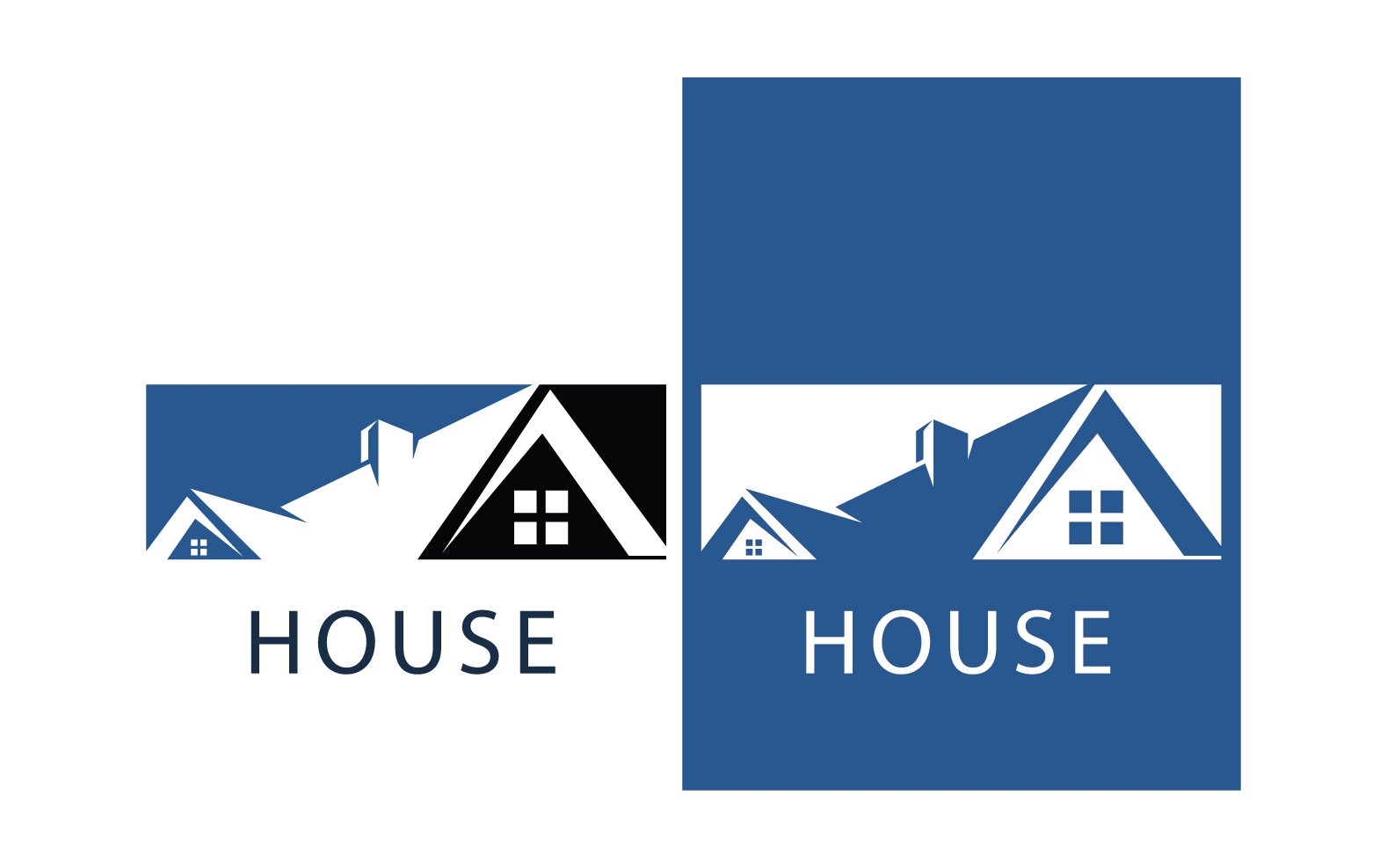 Home house property rental and sell logo vector v14