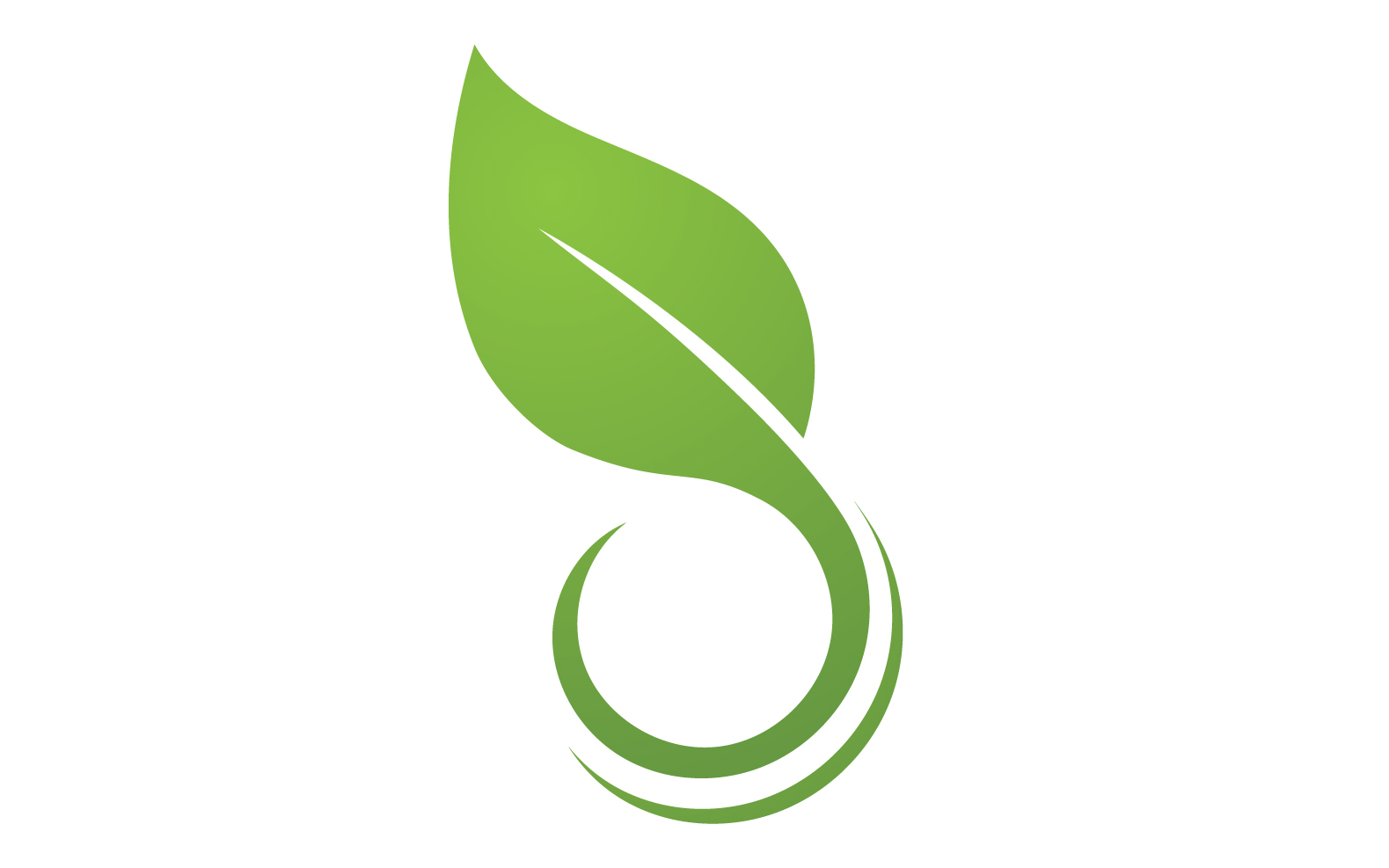 Eco leaf green tree tea leaf and nature leaf logo v21