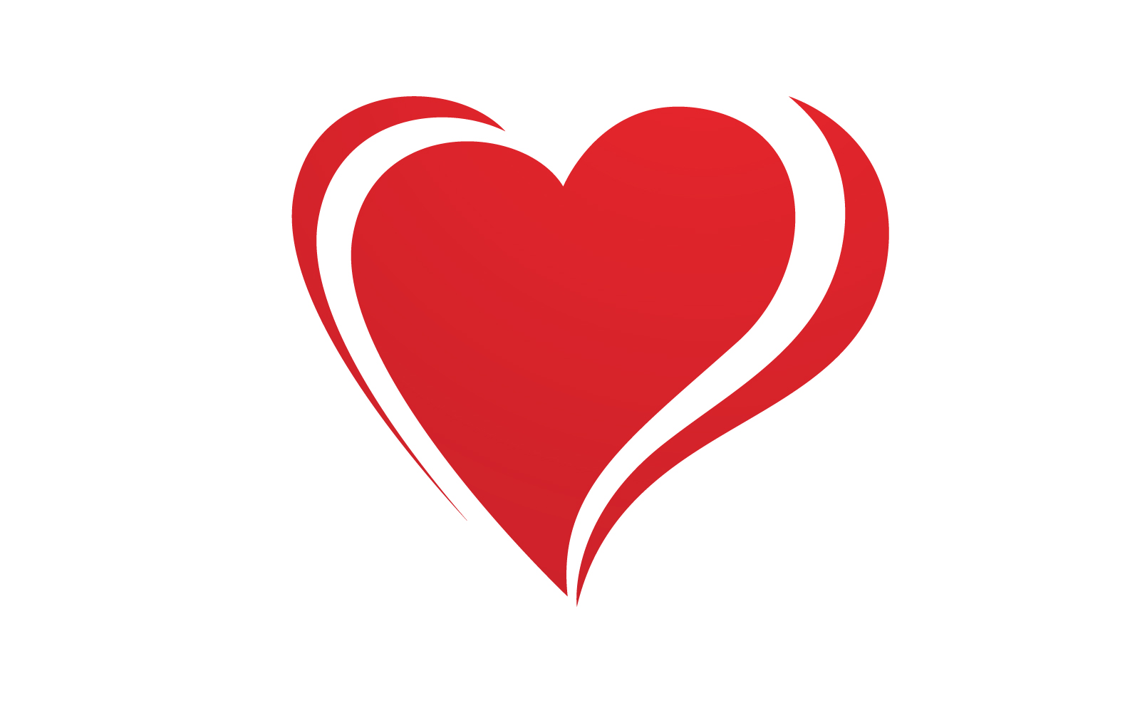 Love heart valentine logo icon vector design v13