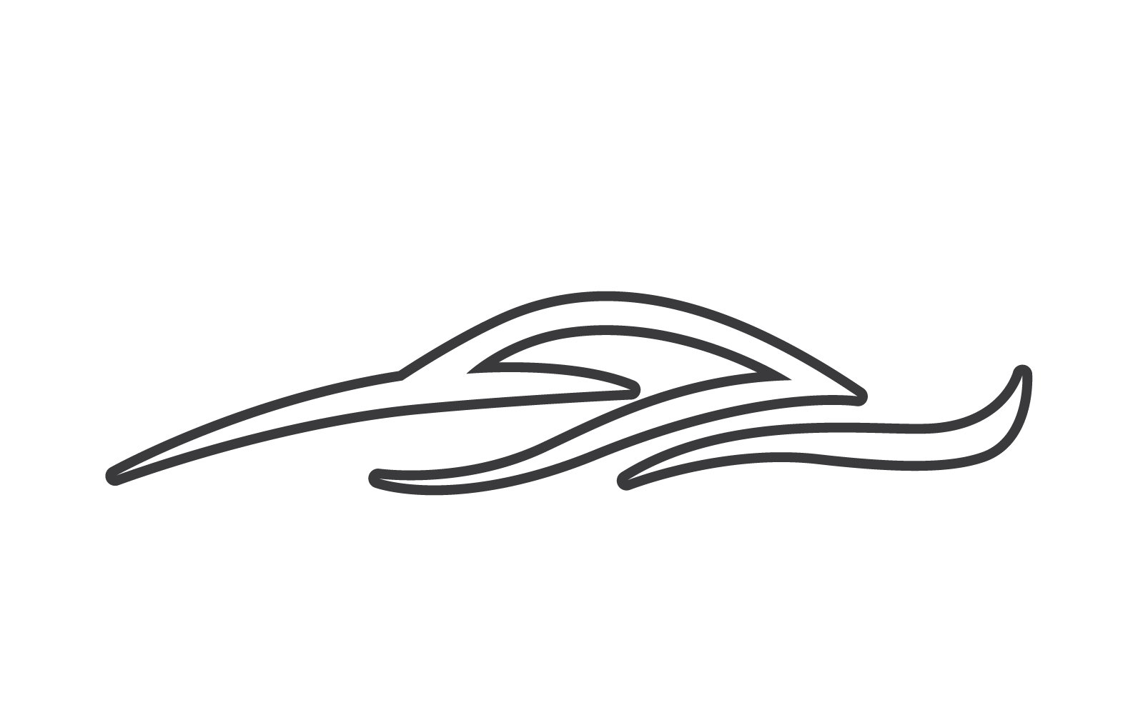 Cars sport line automotive logo vector design v6