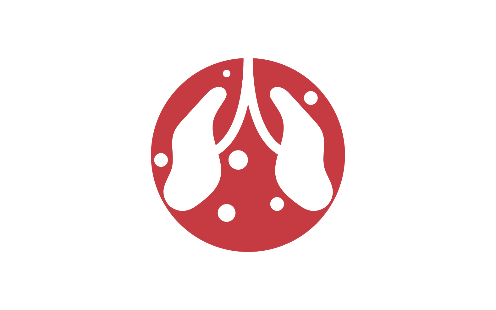 Health lungs logo and symbol vector v28