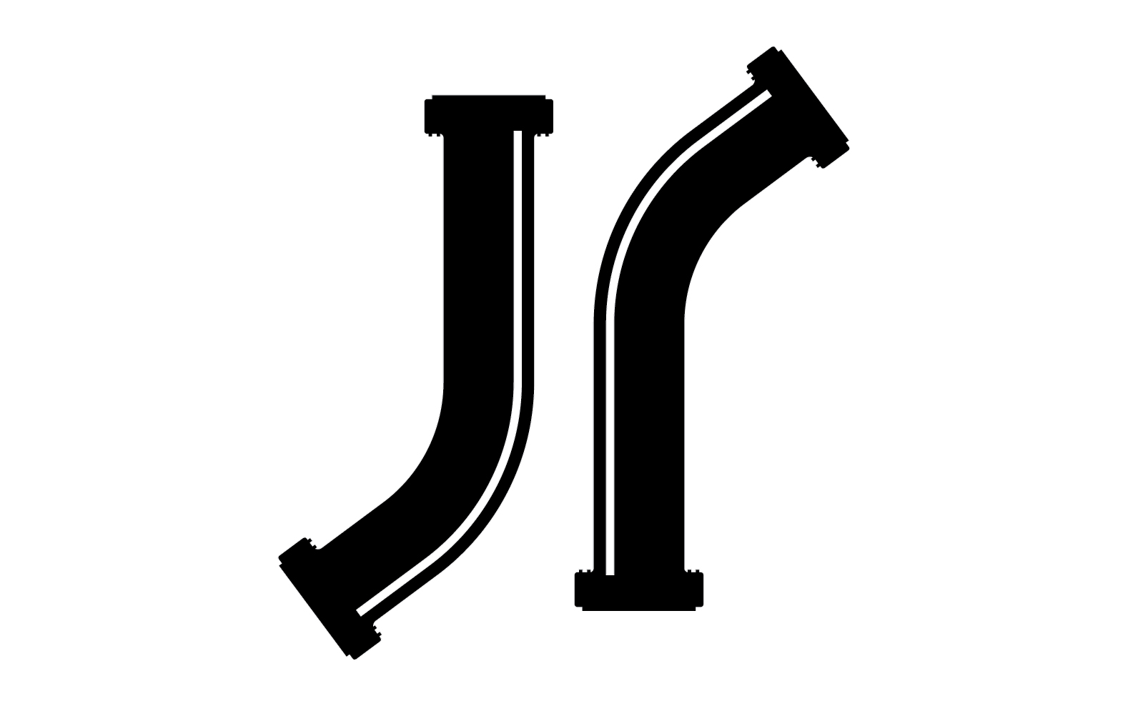 Pipe vector symbol icon element design v6