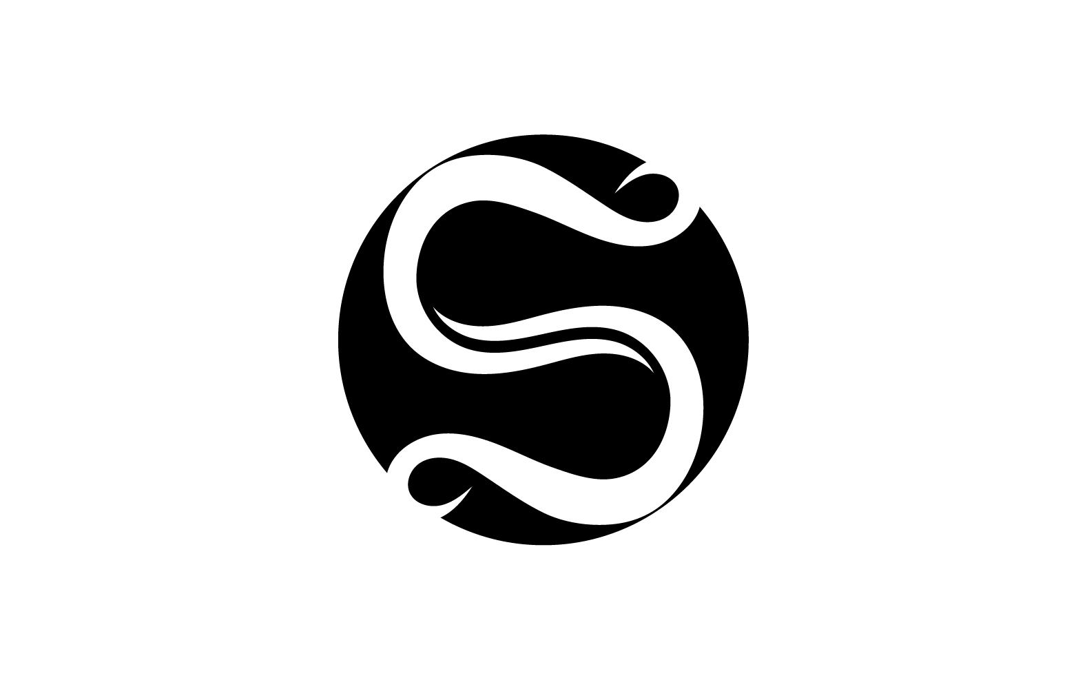 S letter icon logo vector design v14