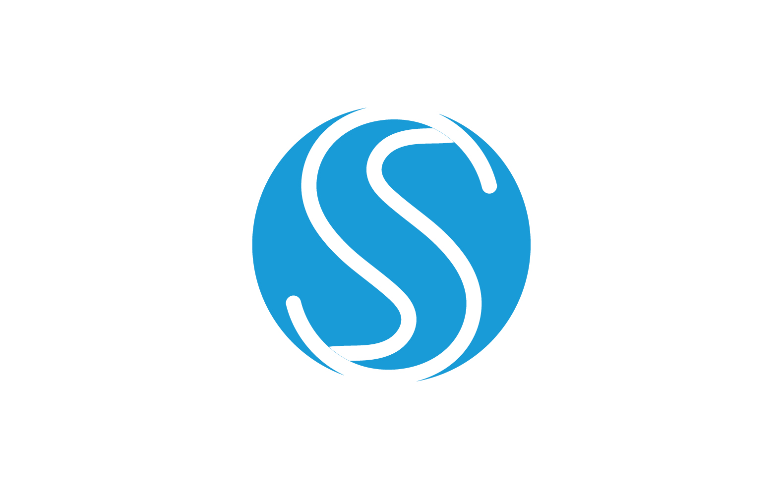 S letter icon logo vector design v18