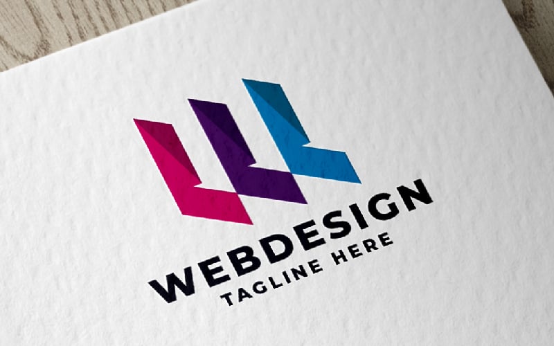 Web Design Letter W Pro Logo Template