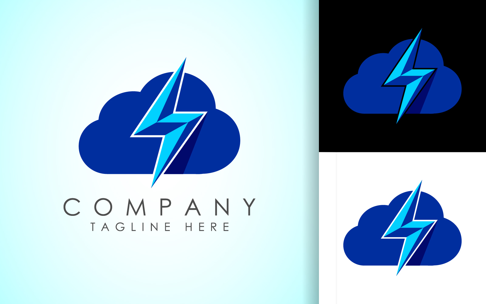 Cloud logo design vector template4