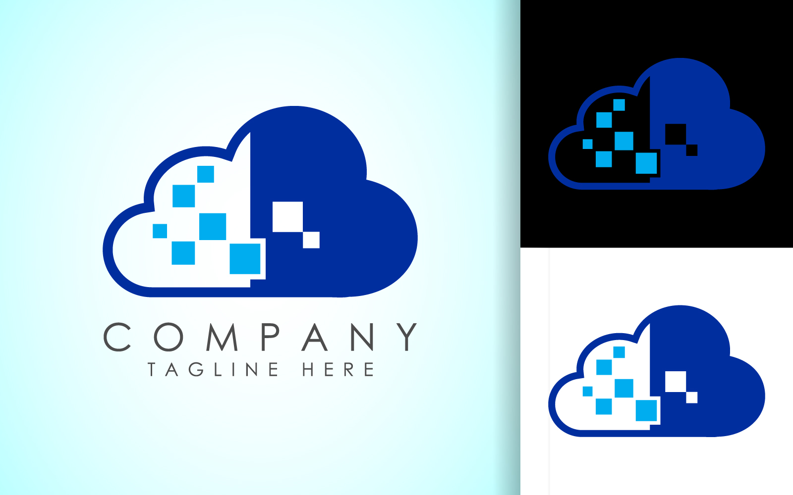 Cloud logo design vector template8