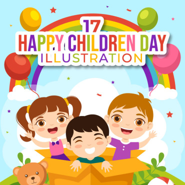 Children Day Illustrations Templates 328898