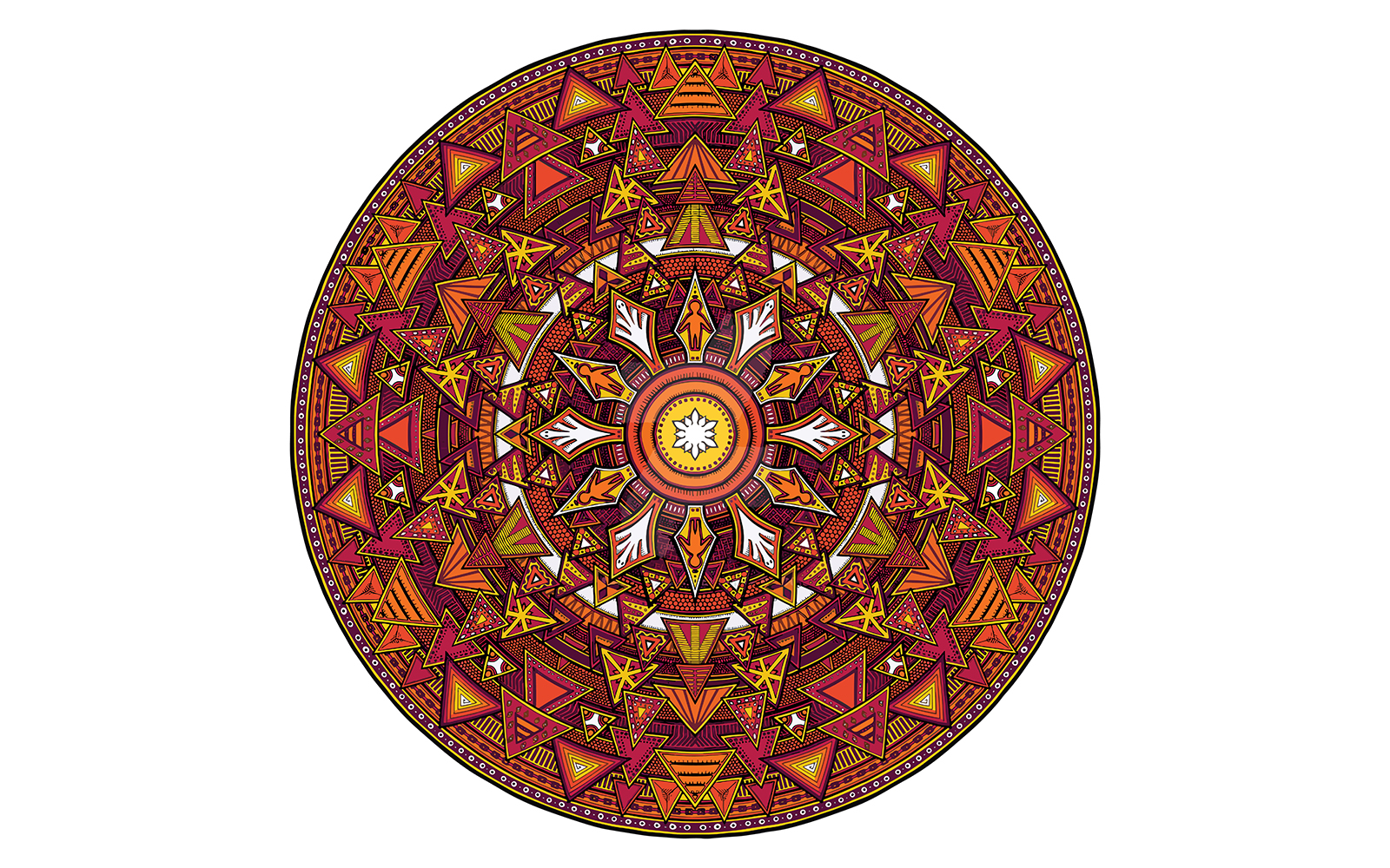 Nicholas Quintin Mandala Illustration Vector