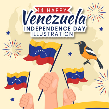 Venezuela Day Illustrations Templates 329052