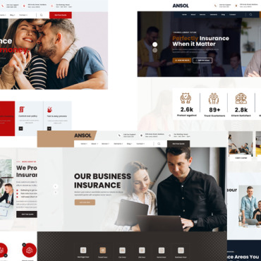 Company Consulting PSD Templates 329111