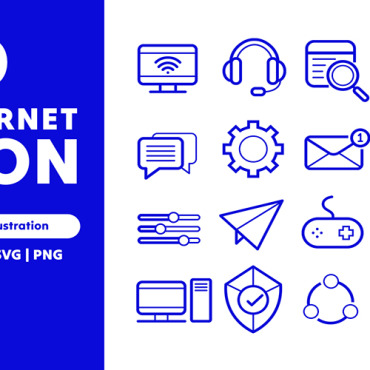 Internet Technology Icon Sets 329114