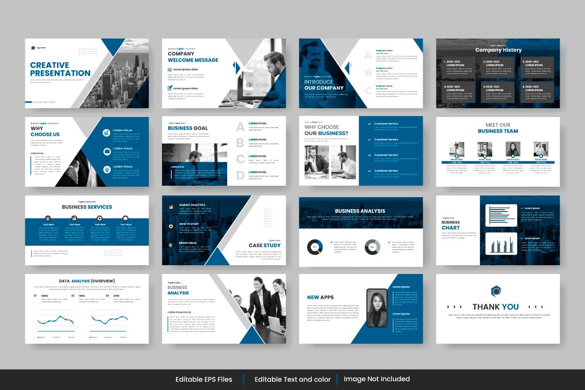 Vector clean multipurpose business presentation and business powerpoint presentation  template