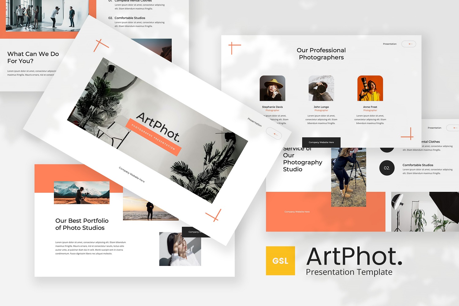 ArtPhot - Photography Google Slides Template