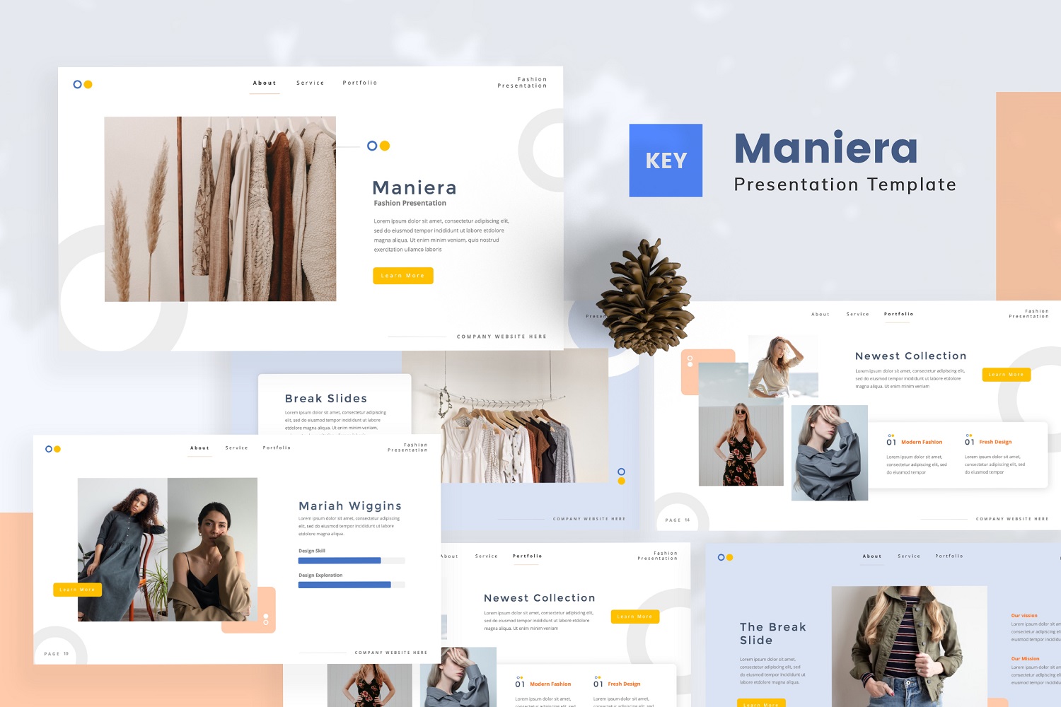 Maniera — Fashion Keynote Template