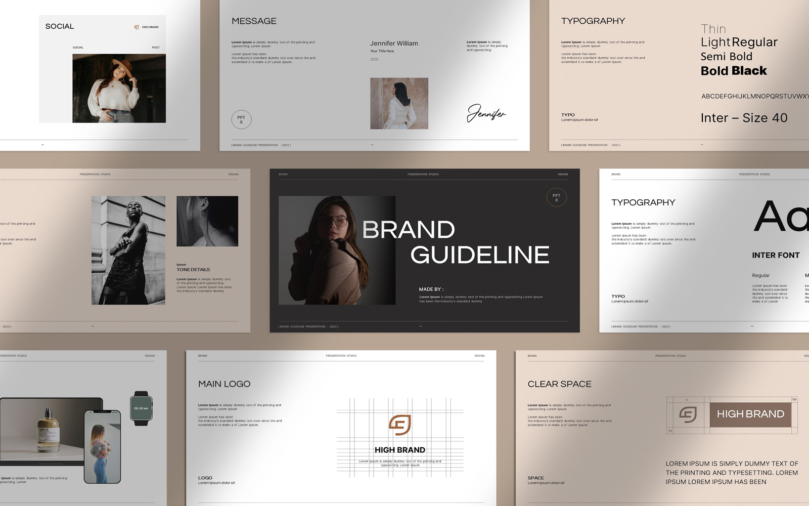 Brand Guideline Business Presentation