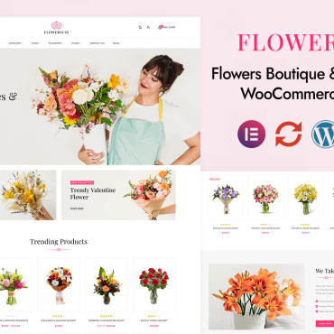 Boutique Flower WooCommerce Themes 329344