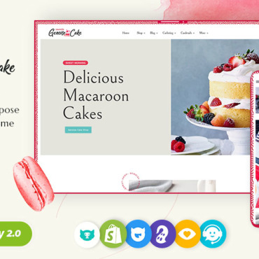 Bakery Cake Shopify Themes 329346