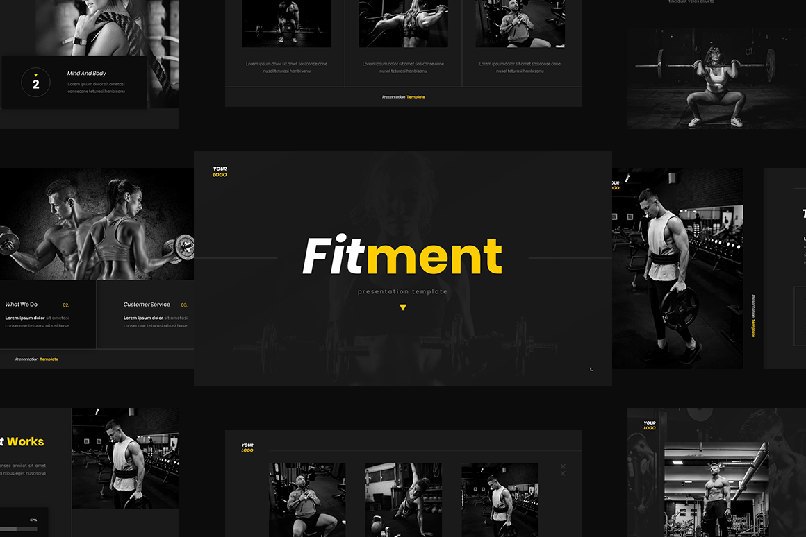 Fitment - Fitness Powerpoint Template