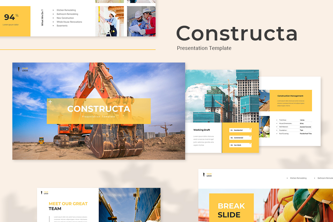 Constructa - Construction Keynote Template