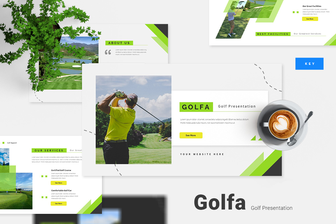 Golfa - Golf Keynote Template