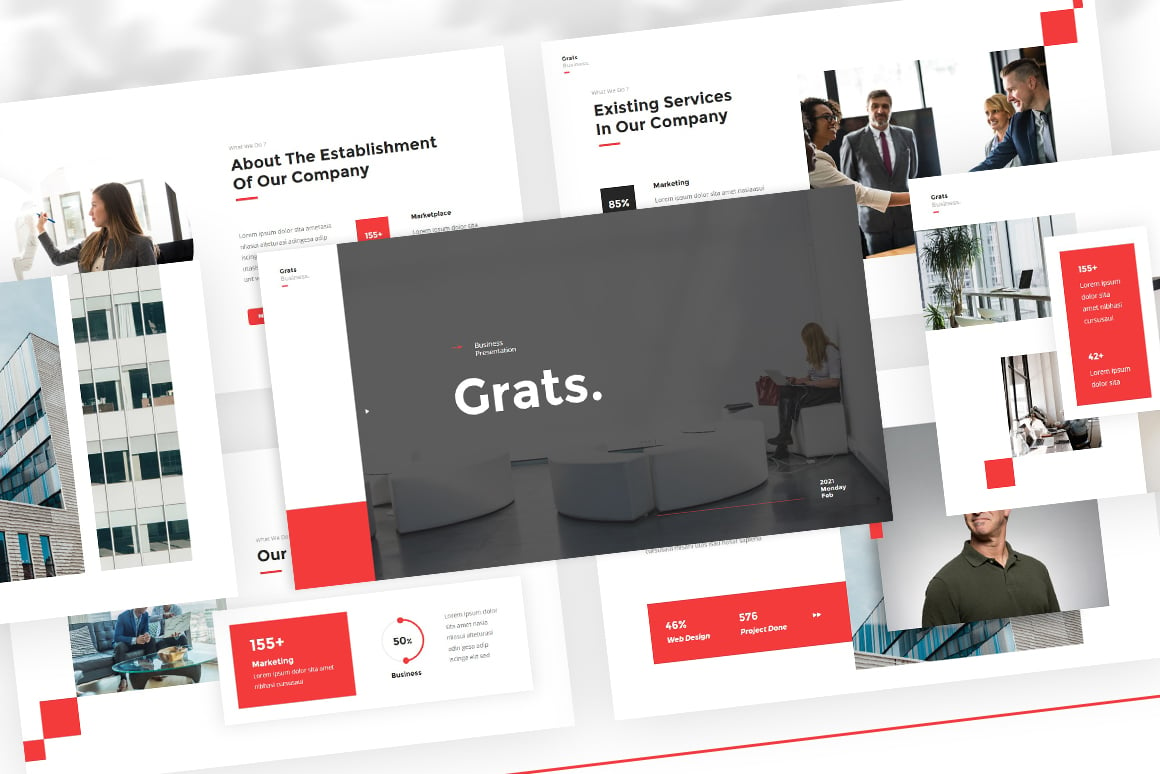 Grats - Business Keynote Template