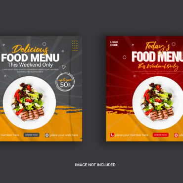 Banner Food Illustrations Templates 329469