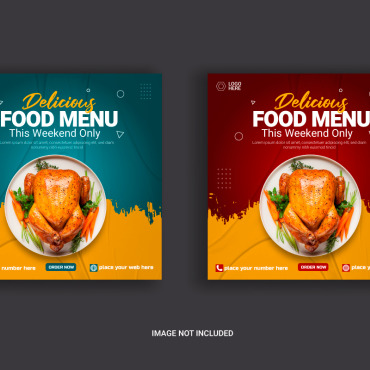 Banner Food Illustrations Templates 329470