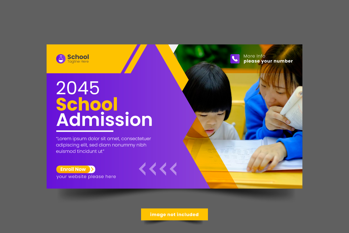 Vector Back to school  web banner post social media post banner template