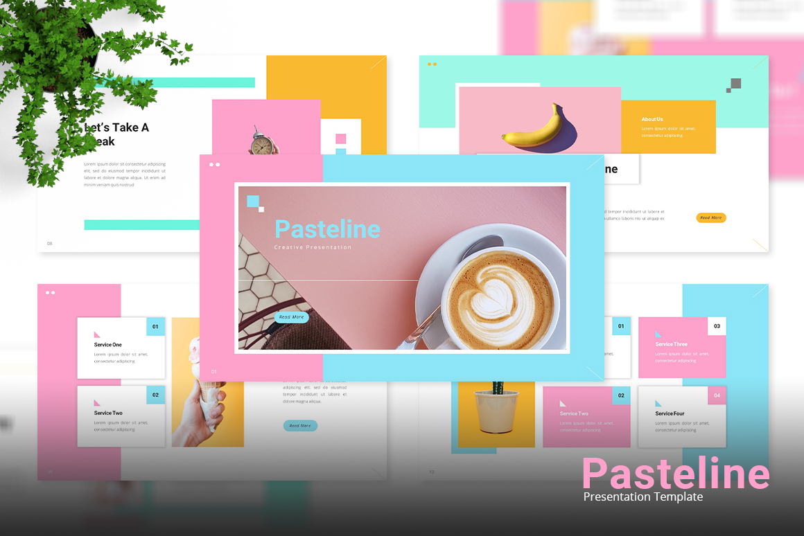 Pasteline Creative Google Slides