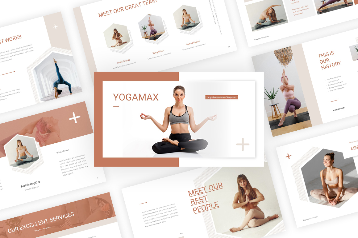 Yogamax - Yoga Google Slides Template