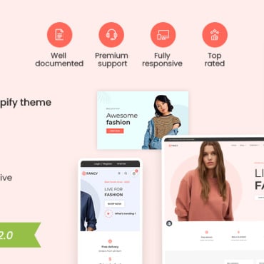 Bootstrap Clean Shopify Themes 329811
