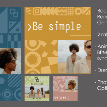 Square Geometric After Effects Templates 329838