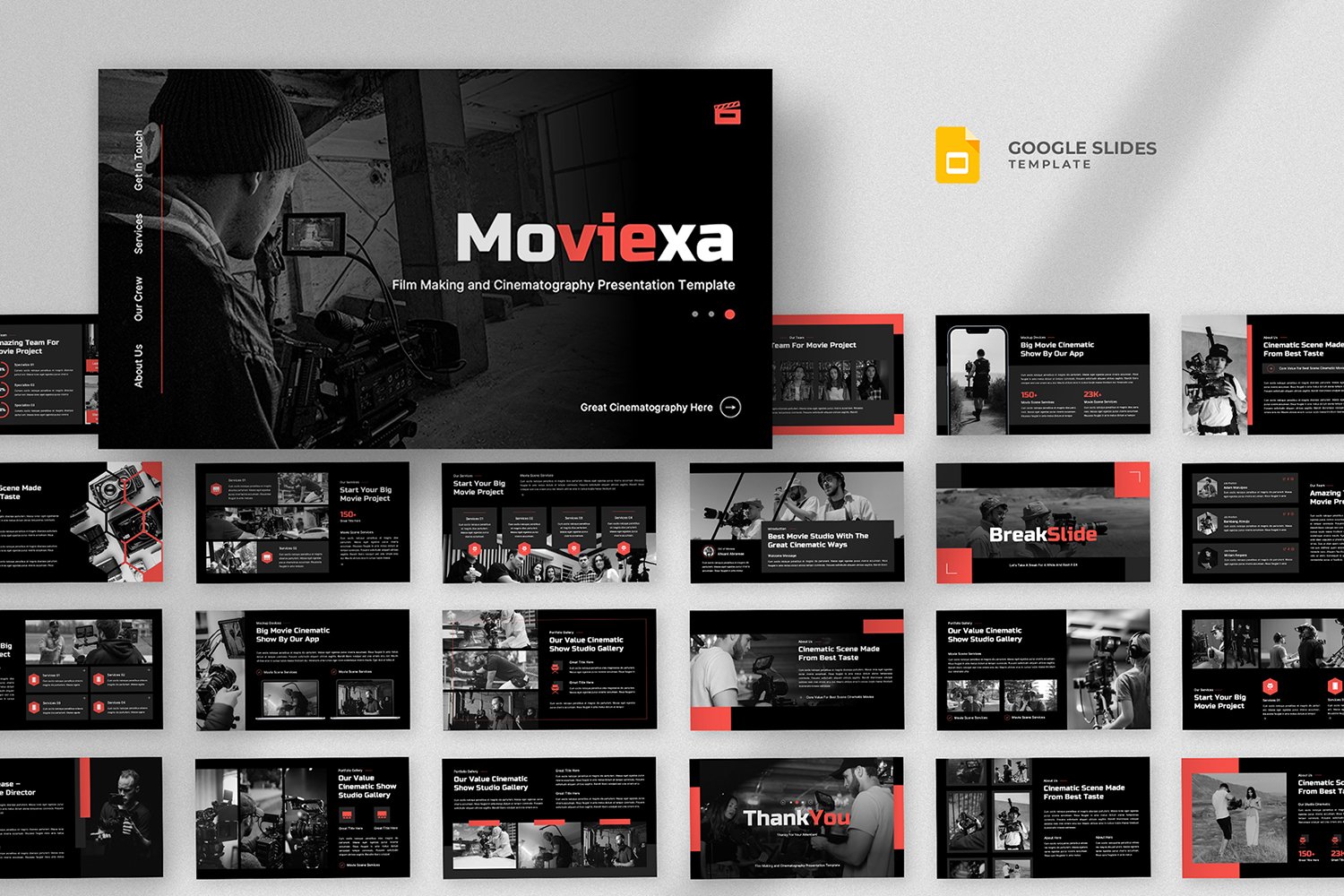 Video and Film Production Google Slides Template