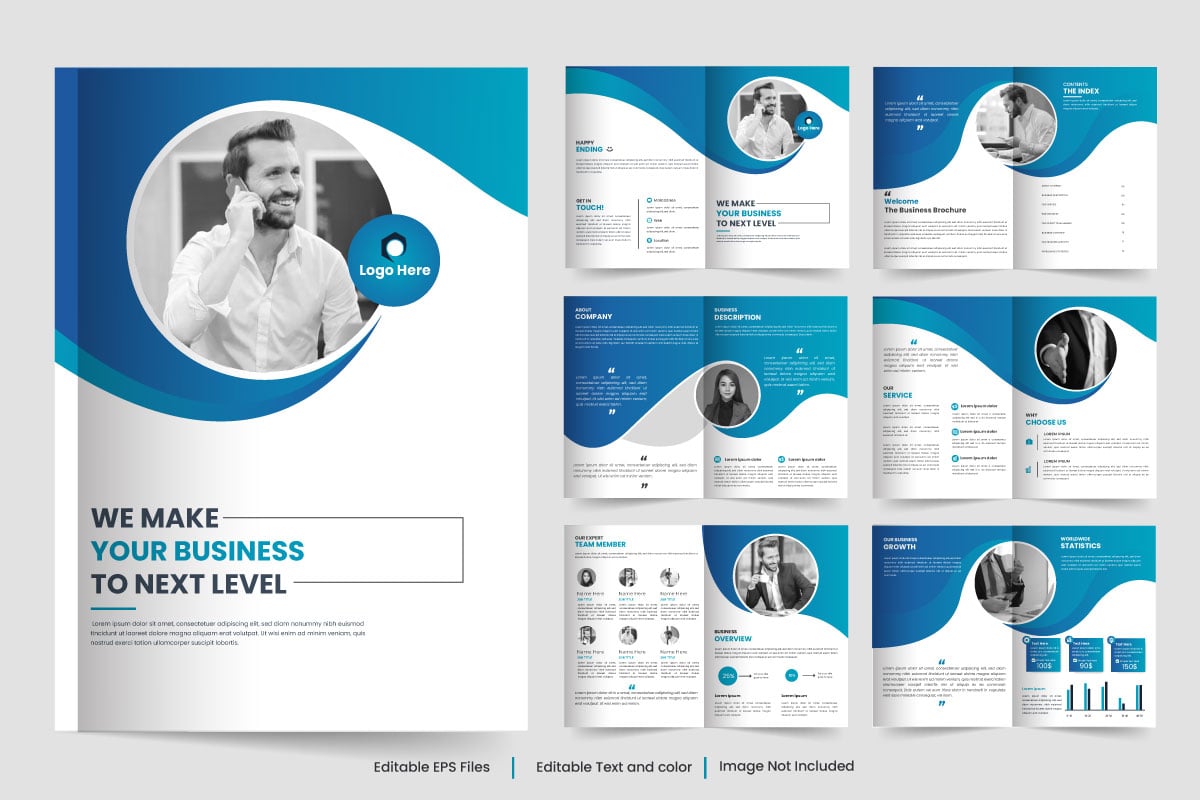 Brochure template design and company brochure template layout idea