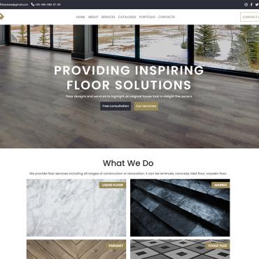 Flooring Floor Landing Page Templates 330476