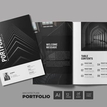 <a class=ContentLinkGreen href=/fr/kits_graphiques_templates_magazine.html>Magazine</a></font> architecte portfolio 330517