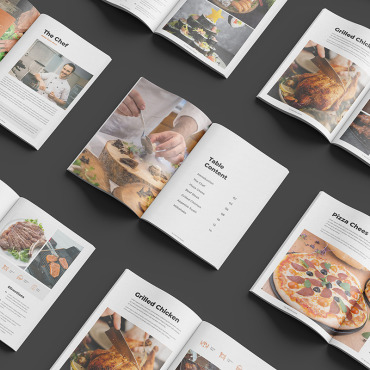 Cookbook Template Magazine 330528