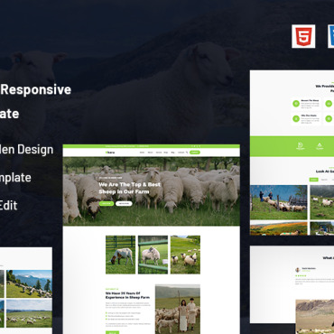 Agriculture Beef Responsive Website Templates 330705