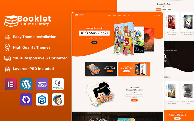 Booklet - Book Store WooCommerce Theme