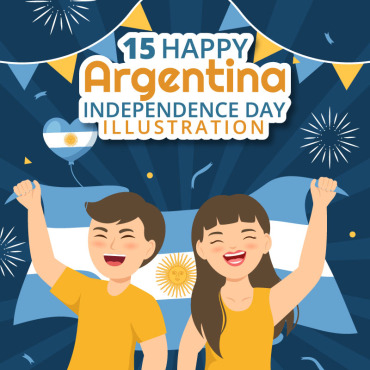 Argentina Day Illustrations Templates 330769